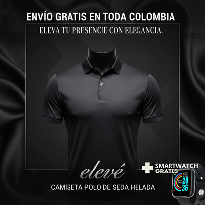 Camiseta polo eleve seda helada