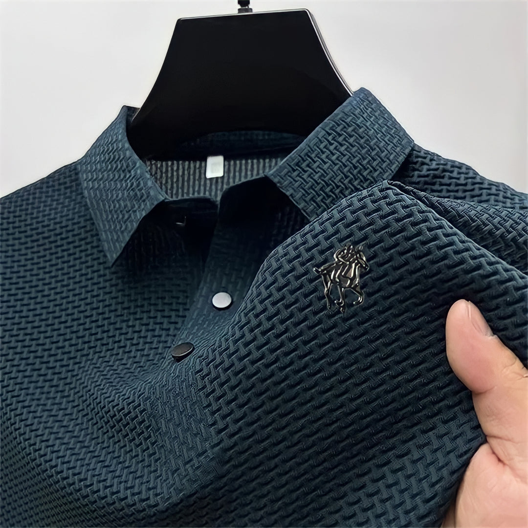 Camiseta polo seda helada deluxe